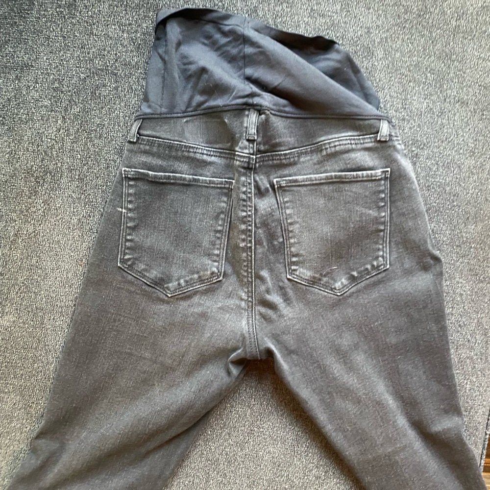 Gap maternity skinny stretch jeans black